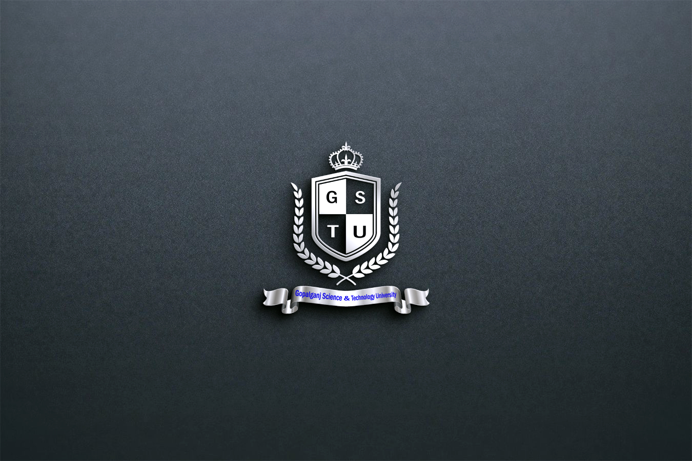 Black Wall Logo Design Mockup